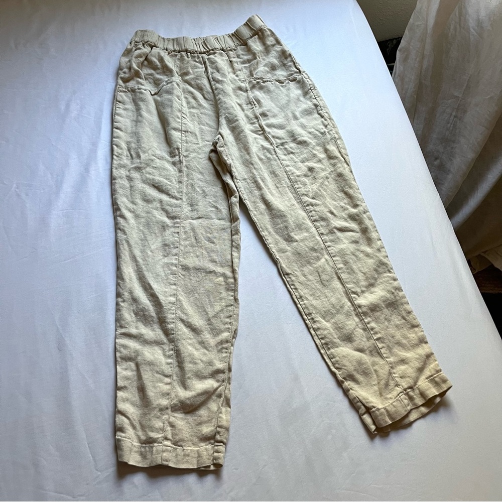 MATE the Label Cream Straight Leg Pants
